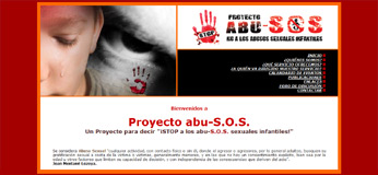 Diseño Web IDG GRUP WEB para PROYECTO STOP A LOS ABUSOS SEXUALES INFANTILES.