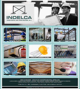 Diseño Web IDG GRUP WEB para INDELCA - INGENIERIA DE PROYECTOS (Cornellá)