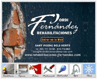 Diseño Web IDG GRUP WEB para REHABILITACIONES JORDI FERNANDEZ (Sant Vicenç dels Horts. Barcelona).