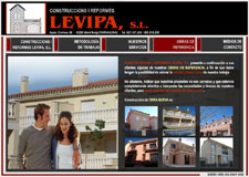 Diseño Web IDG GRUP WEB para CONSTRUCCIONS I REFORMES LEVIPA (Tarragona)