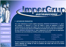 Diseño Web IDG GRUP WEB para IMPERGRUP DISTRIBUCIONS