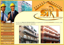 Diseño Web IDG GRUP WEB para SIR CATALUNYA - Restauració y Rehabilitació Edificis