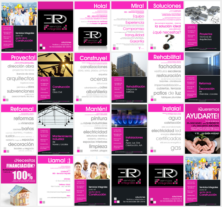 IDG GRUP WEB - Diseño Dipticos, Tripticos, Catálogos, Revistas, Carpetas, Dossiers - DOSSIER PRESENTACIÓN CLIENTE: RED - SERVICIOS INTEGRALES