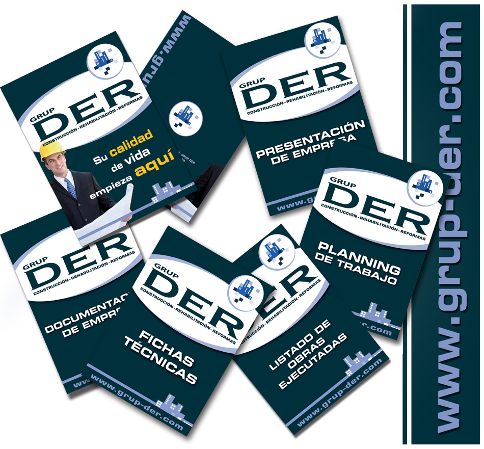IDG GRUP WEB - IMAGEN CORPORATIVA Y PUBLICIDAD - Diseño Gráfico. Diseño Web. Imprenta - Diseño HOJAS CORPORATIVAS GRUP DER.