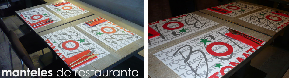 CARTA CAFETERIA, CARTA RESTAURANTE, CARTA DE MENU, MANTELES RESTAURANTE
