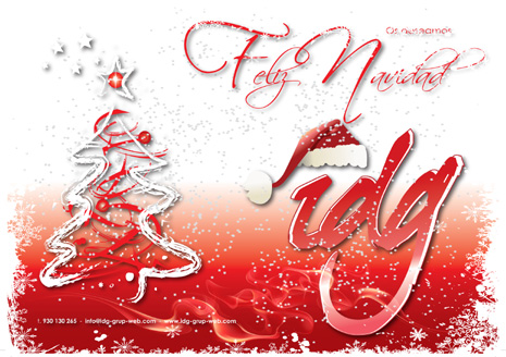 CALENDARIO CORPORATIVO PERSONALIZADO, CALENDARIOS DE PARED, CALENDARIOS DE SOBREMESA - POSTALES - FELICITACIÓN NAVIDAD - DISEÑO IDG GRUP WEB