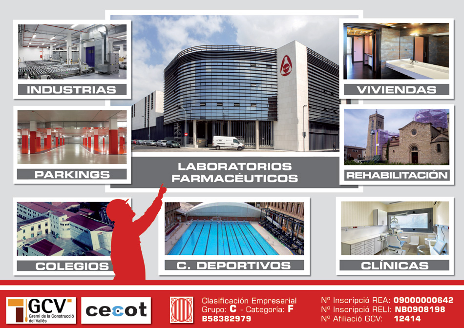 IDG GRUP WEB ::: Imagen Diseño & Gestión Web - Diseño Web - Diseño Imagen Corporativa: Logos, Dipticos, Triptcios, Flyers, Tarjetas, Documentos administrativos (hoja empresa, sobre, factura, albarán,...). Diseño e Imprenta en gran formato. ::: Diseño Tríptico RADOBELL CONSTRUCCIONS