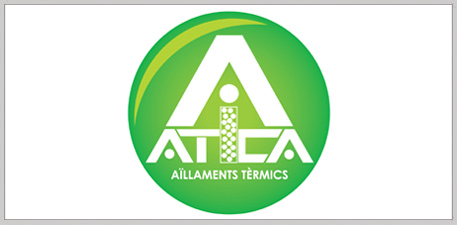 IDG GRUP WEB: Diseñamos tu imagen corporativa. Diseño de logos, logotipos, isotipos, imagotipos, papelería corporativa: tarjetas, hojas de carta, hojas de factura, albaranes, sobres, sellos de empresa,... Todo tipo de publicidad en diseño gráfico, diseño web, rotulación e imprenta en todos los formatos y soportes. DISEÑO LOGO ATICA - AISLAMIENTO TERMICO POR INYECCION EN CAMARA DE AIRE