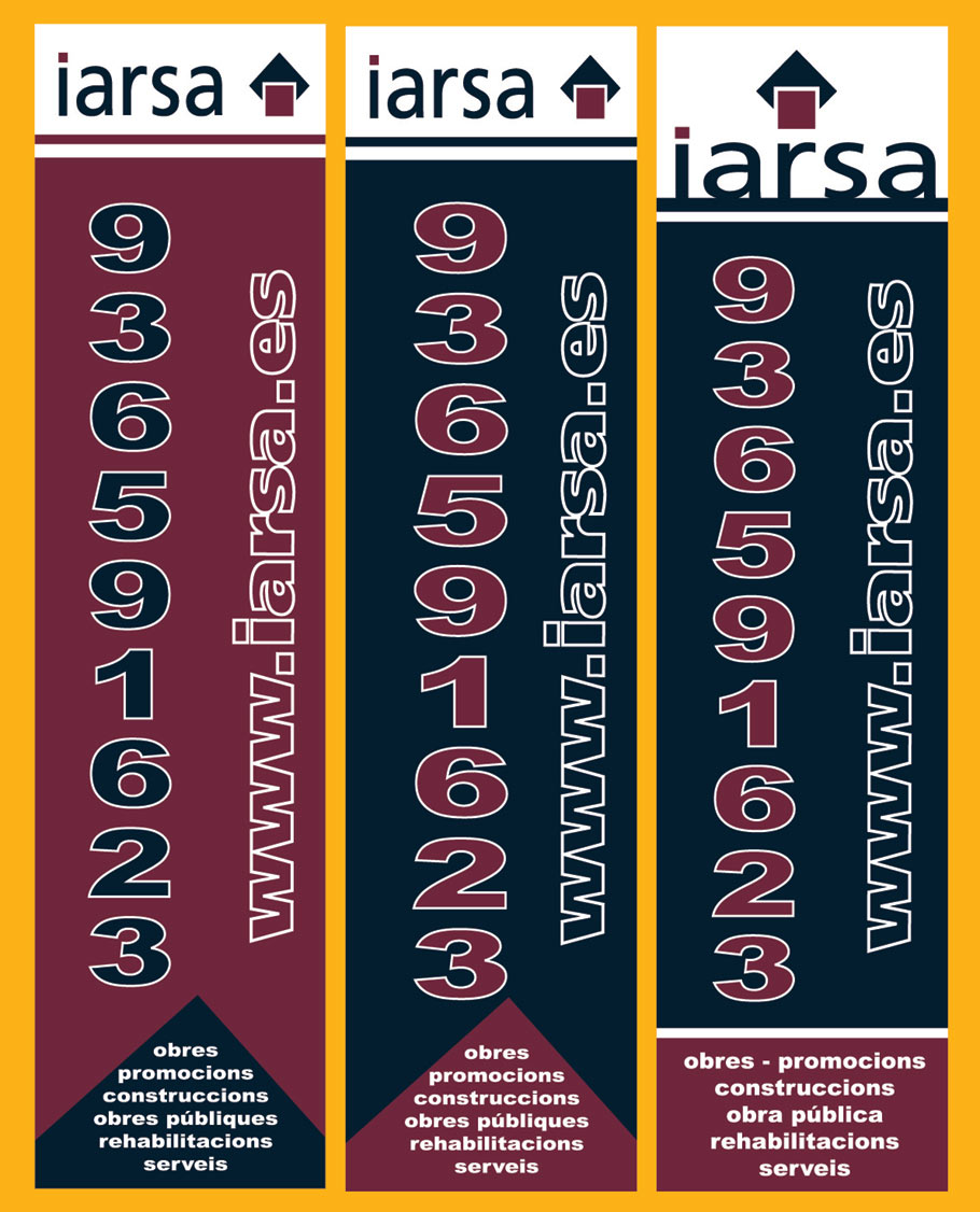 IDG GRUP WEB - IMAGEN CORPORATIVA Y PUBLICIDAD. ROTULACIÓN. Diseñamos LONAS, BANDEROLAS, PANCARTAS para las obras de empresas de construcción y rehabilitación de edificios. Frontlit, microperforadas con rejilla pvc, solvotex,... Cliente: IARSA.