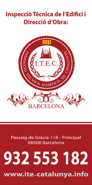 IDG GRUP WEB - IMAGEN CORPORATIVA Y PUBLICIDAD. ROTULACIÓN. Diseñamos LONAS, BANDEROLAS, PANCARTAS para las obras de empresas de construcción y rehabilitación de edificios. Frontlit, microperforadas con rejilla pvc, solvotex,... Cliente: ITE CATALUNYA.
