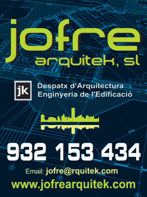 IDG GRUP WEB - IMAGEN CORPORATIVA Y PUBLICIDAD. ROTULACIÓN. Diseñamos LONAS, BANDEROLAS, PANCARTAS para las obras de empresas de construcción y rehabilitación de edificios. Frontlit, microperforadas con rejilla pvc, solvotex,... Cliente: JOFRE (ARQUITECTO)