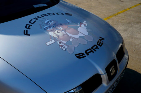 ROTULACIÓN COMERCIAL - ROTULACIÓN DE VEHÍCULOS COMERCIALES: Rotulación de Coches, Rotulación de Furgonetas, Rotulación de Camiones, Rotulación de Motos, Rotulación de Barcos,... Rotulación con Vinilo de Corte, Rotulación con Vinilo de Impresión, Rotulación con Vinilo de Fundición, Rotulación Total Covering. ROTULACIÓN VEHÍCULO COMERCIAL (COCHE) - Cliente: FACHADAS ZAREN.