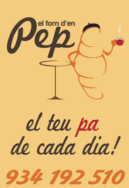 DISEÑO Y COLOCACIÓN DE ROTULOS COMERCIALES - LUMINOSOS. METACRILATOS. VINILOS DE IMPRESIÓN. VINIOS DE CORTE. VINILOS MONOMÉRICOS. VINILOS POLIMÉRICOS. Cliente: FORN D'EN PEP. Barcelona