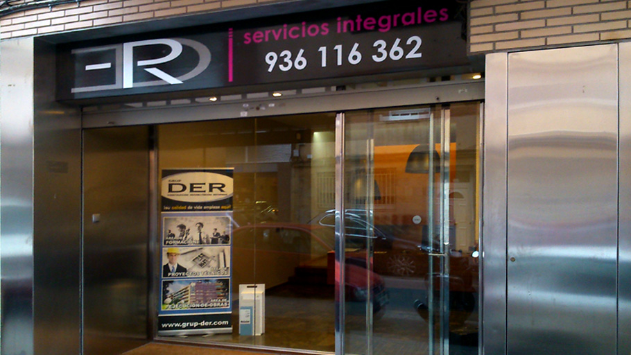 DISEÑO Y COLOCACIÓN DE ROTULOS COMERCIALES - LUMINOSOS O NO LUMINOSOS. RETROILUMINADOS. LEDS. LETRAS CORPÓREAS. METACRILATOS. VINILOS DE IMPRESIÓN. VINIOS DE CORTE. VINILOS MONOMÉRICOS. VINILOS POLIMÉRICOS. Rótulo para Cliente: RED SERVICIOS INTEGRALES, Gavà. Barcelona