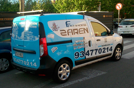 ROTULACIÓN COMERCIAL - ROTULACIÓN DE VEHÍCULOS COMERCIALES: Rotulación de Coches, Rotulación de Furgonetas, Rotulación de Camiones, Rotulación de Motos, Rotulación de Barcos,... Rotulación con Vinilo de Corte, Rotulación con Vinilo de Impresión, Rotulación con Vinilo de Fundición, Rotulación Total Covering. ROTULACIÓN VEHICULOS - Cliente: FACHADAS ZAREN.