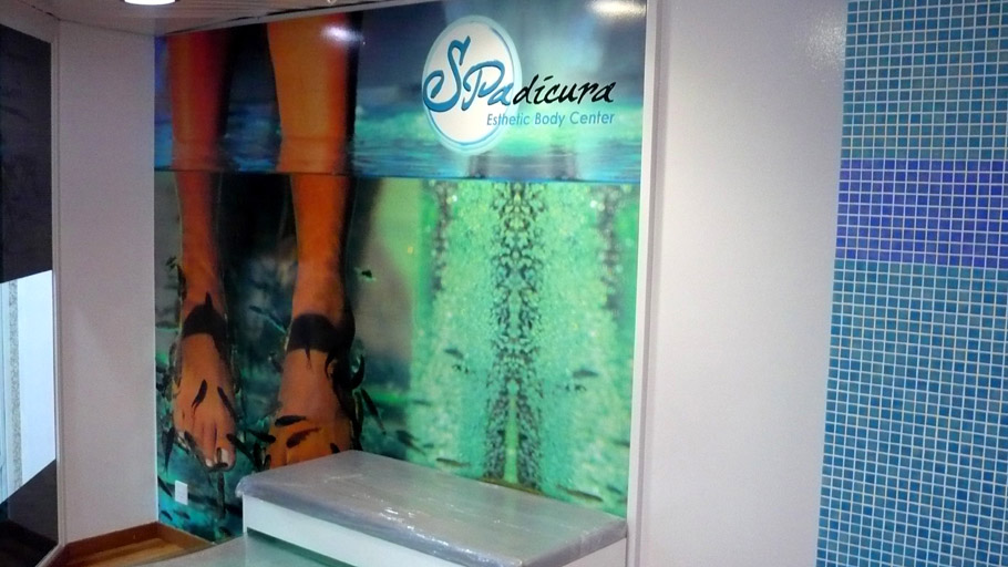 DISEÑO Y COLOCACIÓN DE ROTULOS COMERCIALES - LUMINOSOS. METACRILATOS. VINILOS DE IMPRESIÓN. VINIOS DE CORTE. VINILOS MONOMÉRICOS. VINILOS POLIMÉRICOS. Cliente: SPADICURA. Terrassa. Barcelona