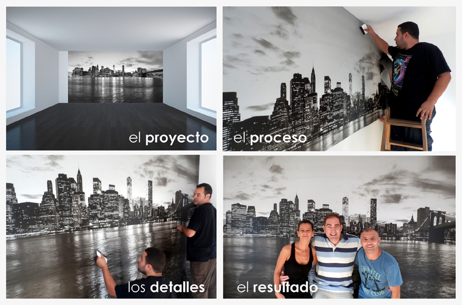 DISEÑO Y COLOCACIÓN DE ROTULOS COMERCIALES - LUMINOSOS O NO LUMINOSOS. RETROILUMINADOS. LEDS. LETRAS CORPÓREAS. METACRILATOS. VINILOS DE IMPRESIÓN. VINIOS DE CORTE. VINILOS MONOMÉRICOS. VINILOS POLIMÉRICOS. Proyecto de Decoración interior con Vinilo monomérico para Cliente: PARTICULAR, Sant Feliu. Barcelona