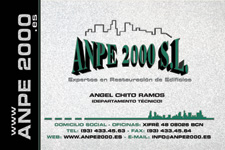 Tarjetas de visita IDG GRUP WEB (Barcelona. Cornellá. Rubi) ::: Diseño de imagen corporativa (tarjetas de visita) e Imprenta 4+4, 4+0 ó 4+1 en papel estucado brillo, mate, invercote,...Posibilidad de troquelados. ¡Aportamos originalidad, creatividad y diferenciación a sus tarjetas de visita). Máxima calidad a precios muy competitivos. Tarjetas de visita ANPE 2000 - REHABILITACIÓN (BARCELONA).