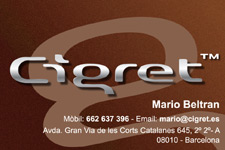 Tarjetas de visita IDG GRUP WEB (Barcelona. Cornellá. Rubi) ::: Diseño de imagen corporativa (tarjetas de visita) e Imprenta 4+4, 4+0 ó 4+1 en papel estucado brillo, mate, invercote,...Posibilidad de troquelados. ¡Aportamos originalidad, creatividad y diferenciación a sus tarjetas de visita). Máxima calidad a precios muy competitivos. Tarjetas de visita CIGRET Barcelona (Suecia)