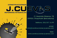 Tarjetas de visita IDG GRUP WEB (Barcelona. Cornellá. Rubi) ::: Diseño de imagen corporativa (tarjetas de visita) e Imprenta 4+4, 4+0 ó 4+1 en papel estucado brillo, mate, invercote,...Posibilidad de troquelados. ¡Aportamos originalidad, creatividad y diferenciación a sus tarjetas de visita). Máxima calidad a precios muy competitivos. Tarjetas de visita CONSTRUCCIONES J.CUEVAS.