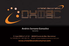 Tarjetas de visita IDG GRUP WEB ::: Diseño de imagen corporativa (tarjetas de visita) e Imprenta 4+4, 4+0 ó 4+1 en papel estucado brillo, mate, invercote,...Posibilidad de troquelados. ¡Aportamos originalidad, creatividad y diferenciación a sus tarjetas de visita). Máxima calidad a precios muy competitivos. Tarjetas de visita - CRISTAL DECORATIVO NUMAR