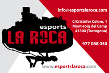 Tarjetas de visita IDG GRUP WEB (Barcelona. Cornellá. Rubi) ::: Diseño de imagen corporativa (tarjetas de visita) e Imprenta 4+4, 4+0 ó 4+1 en papel estucado brillo, mate, invercote,...Posibilidad de troquelados. ¡Aportamos originalidad, creatividad y diferenciación a sus tarjetas de visita). Máxima calidad a precios muy competitivos. Tarjetas de visita ESPORTS LA ROCA. Montroig del Camp. Tarragona.