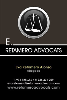Tarjetas de visita IDG GRUP WEB ::: Diseño de imagen corporativa (tarjetas de visita) e Imprenta 4+4, 4+0 ó 4+1 en papel estucado brillo, mate, invercote,...Posibilidad de troquelados. ¡Aportamos originalidad, creatividad y diferenciación a sus tarjetas de visita). Máxima calidad a precios muy competitivos. Tarjetas de visita ABOGADOS - EVA RETAMERO
