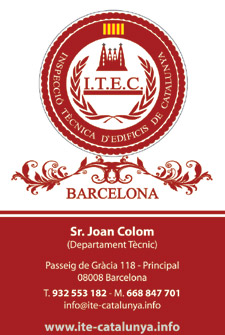 Tarjetas de visita IDG GRUP WEB (Barcelona. Cornellá. Rubi) ::: Diseño de imagen corporativa (tarjetas de visita) e Imprenta 4+4, 4+0 ó 4+1 en papel estucado brillo, mate, invercote,...Posibilidad de troquelados. ¡Aportamos originalidad, creatividad y diferenciación a sus tarjetas de visita). Máxima calidad a precios muy competitivos. Tarjetas de visita ITE CATALUNYA. INSPECCIÓ TÈCNICA D'EDIFICIS BARCELONA. TARRAGONA. GIRONA. LLEIDA. (CATALUNYA)