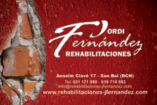 Tarjetas de visita IDG GRUP WEB (Barcelona. Cornellá. Rubi) ::: Diseño de imagen corporativa (tarjetas de visita) e Imprenta 4+4, 4+0 ó 4+1 en papel estucado brillo, mate, invercote,...Posibilidad de troquelados. ¡Aportamos originalidad, creatividad y diferenciación a sus tarjetas de visita). Máxima calidad a precios muy competitivos. Tarjetas de visita REHABILITACIONES J.FERNANDEZ. Sant Vicenç dels Horts. Barcelona