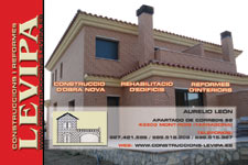 Tarjetas de visita IDG GRUP WEB (Barcelona. Cornellá. Rubi) ::: Diseño de imagen corporativa (tarjetas de visita) e Imprenta 4+4, 4+0 ó 4+1 en papel estucado brillo, mate, invercote,...Posibilidad de troquelados. ¡Aportamos originalidad, creatividad y diferenciación a sus tarjetas de visita). Máxima calidad a precios muy competitivos. Tarjetas de visita CONSTRUCCIONS I REFORMES LEVIPA (Mont-roig del Camp. Tarragona)