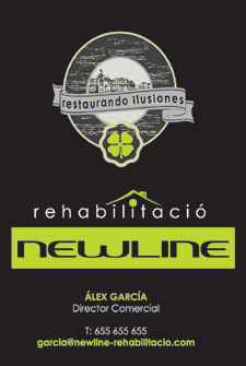 Tarjetas de visita IDG GRUP WEB (Barcelona. Cornellá. Rubi) ::: Diseño de imagen corporativa (tarjetas de visita) e Imprenta 4+4, 4+0 ó 4+1 en papel estucado brillo, mate, invercote,...Posibilidad de troquelados. ¡Aportamos originalidad, creatividad y diferenciación a sus tarjetas de visita). Máxima calidad a precios muy competitivos. Tarjetas de visita NEWLINE REHABILITACIÓ (BARCELONA).