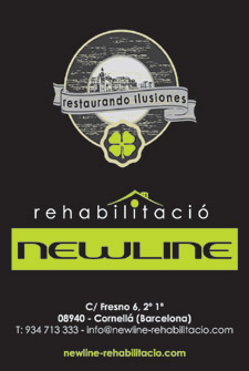 Tarjetas de visita IDG GRUP WEB (Barcelona. Cornellá. Rubi) ::: Diseño de imagen corporativa (tarjetas de visita) e Imprenta 4+4, 4+0 ó 4+1 en papel estucado brillo, mate, invercote,...Posibilidad de troquelados. ¡Aportamos originalidad, creatividad y diferenciación a sus tarjetas de visita). Máxima calidad a precios muy competitivos. Tarjetas de visita NEWLINE REHABILITACIÓ (BARCELONA).