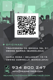 Tarjetas de visita IDG GRUP WEB (Barcelona. Cornellá. Rubi) ::: Diseño de imagen corporativa (tarjetas de visita) e Imprenta 4+4, 4+0 ó 4+1 en papel estucado brillo, mate, invercote,...Posibilidad de troquelados. ¡Aportamos originalidad, creatividad y diferenciación a sus tarjetas de visita). Máxima calidad a precios muy competitivos. Tarjetas de visita REHABILITACIONES PERIMETRO 5. Cornellá. (BARCELONA).