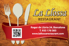 Tarjetas de visita IDG GRUP WEB (Barcelona. Cornellá. Rubi) ::: Diseño de imagen corporativa (tarjetas de visita) e Imprenta 4+4, 4+0 ó 4+1 en papel estucado brillo, mate, invercote,...Posibilidad de troquelados. ¡Aportamos originalidad, creatividad y diferenciación a sus tarjetas de visita). Máxima calidad a precios muy competitivos. Tarjetas de visita RESTAURANTE LA LLOSA. Barcelona.