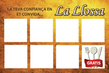 Tarjetas de visita IDG GRUP WEB (Barcelona. Cornellá. Rubi) ::: Diseño de imagen corporativa (tarjetas de visita) e Imprenta 4+4, 4+0 ó 4+1 en papel estucado brillo, mate, invercote,...Posibilidad de troquelados. ¡Aportamos originalidad, creatividad y diferenciación a sus tarjetas de visita). Máxima calidad a precios muy competitivos. Tarjetas de visita RESTAURANTE LA LLOSA. Barcelona.