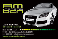 Tarjetas de visita IDG GRUP WEB (Barcelona. Cornellá. Rubi) ::: Diseño de imagen corporativa (tarjetas de visita) e Imprenta 4+4, 4+0 ó 4+1 en papel estucado brillo, mate, invercote,...Posibilidad de troquelados. ¡Aportamos originalidad, creatividad y diferenciación a sus tarjetas de visita). Máxima calidad a precios muy competitivos. Tarjetas de visita RM MOTORS BARCELONA.