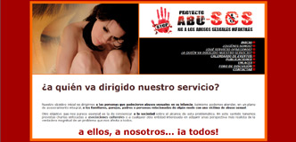 Diseño Web IDG GRUP WEB para PROYECTO STOP A LOS ABUSOS SEXUALES INFANTILES.