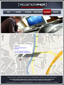 Diseño Web IDG GRUP WEB para ACUSTICA A MIDA - INSONORIZACIÓN Y MANTENIMIENTO INDUSTRIAL EN RUBI (BARCELONA). Cabinas acústicas. Silenciadores. Pantallas acústicas. Mantenimiento.