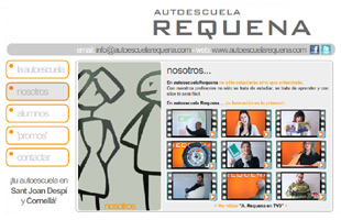 Diseño Web IDG GRUP WEB para AUTOESCUELA REQUENA (Sant Joan Despí y Cornellá. Barcelona).