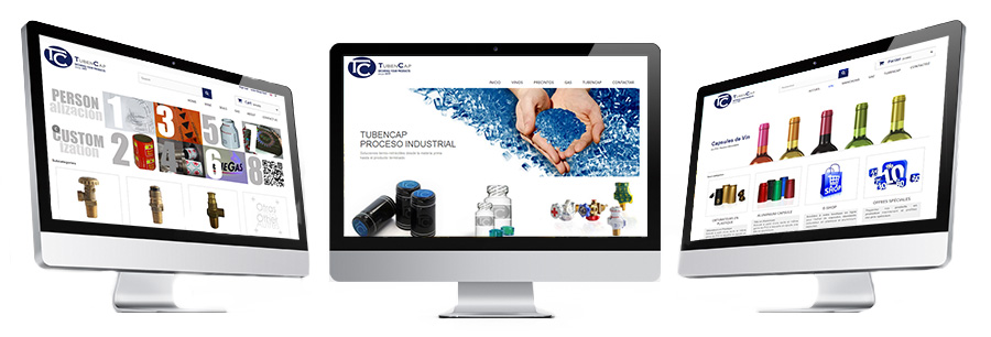 Diseño Web corporativa & Tienda Online PRESTASHOP para empresa de de precintos de seguridad. Cliente: TUBENCAP