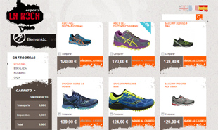 Diseño Web IDG GRUP WEB para Tienda de Material técnico de montaña: ESPORTS LA ROCA (Mont-roig. Tarragona)