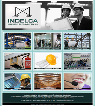 Diseño Web IDG GRUP WEB para INDELCA - INGENIERIA DE PROYECTOS (Cornellá)