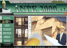 Diseño Web IDG GRUP WEB para ANPE 2000 - Restauració y Rehabilitació Edificis