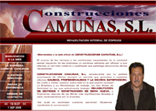 Diseño Web IDG GRUP WEB para CONSTRUCCIONES CAMUÑAS : CONSTRUCCIÓN Y REHABILITACIÓN DE EDIFICIOS - IDG GRUP WEB ::: Diseño Web - Diseño Paginas Web - Diseño Web Profesional - Diseño Imagen Corporativa (Logos, Tarjetas, Dipticos, Tripticos, Catalogos,...). Imprenta. Rubi. Cornella. Castelldefels. L'Hospitalet. BARCELONA. TARRAGONA. GIRONA. LLEIDA.