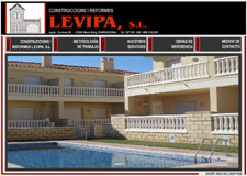 Diseño Web IDG GRUP WEB para CONSTRUCCIONS I REFORMES LEVIPA (Tarragona)