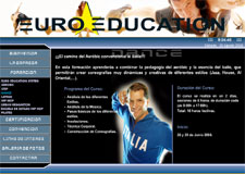 Diseño Web IDG GRUP WEB para EUROEDUCATION - European Fitness School