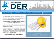 Diseño Web IDG GRUP WEB para FACHADAS DER - CONSTRUCCIONS I REHABILITACIO EDIFICIS BARCELONA - IDG GRUP WEB ::: Diseño Web - Diseño Paginas Web - Diseño Web Profesional - Diseño Imagen Corporativa (Logos, Tarjetas, Dipticos, Tripticos, Catalogos,...). Imprenta. Rubi. Cornella. Castelldefels. L'Hospitalet. BARCELONA. TARRAGONA. GIRONA. LLEIDA.