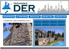 Diseño Web IDG GRUP WEB para FACHADAS DER - CONSTRUCCIONS I REHABILITACIO EDIFICIS BARCELONA - IDG GRUP WEB ::: Diseño Web - Diseño Paginas Web - Diseño Web Profesional - Diseño Imagen Corporativa (Logos, Tarjetas, Dipticos, Tripticos, Catalogos,...). Imprenta. Rubi. Cornella. Castelldefels. L'Hospitalet. BARCELONA. TARRAGONA. GIRONA. LLEIDA.
