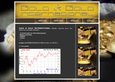 Diseño Web IDG GRUP WEB para GOLD&GOLD INTERNATIONAL - Compra. Venta. Importación. Exportación. Oro 24 kilates.