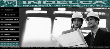 Diseño Web IDG GRUP WEB para INDELCA - INGENIERIA DE PROYECTOS (Cornellá)